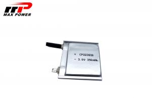 China CP203830 Li Mno2 Battery , 3.0V 350mAh High Power Lipo Battery For Tag Device on sale