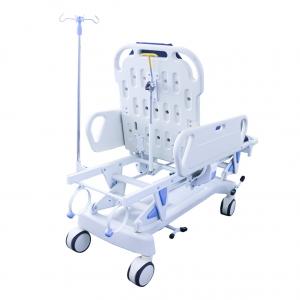 Wholesale Medical Folding Adjustable Ambulance Patient Transfer Emergency Bed Hospital Stretcher Trolley 560MM 30CM from china suppliers