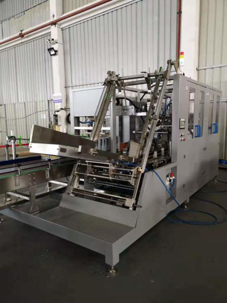Quality High Speed Side Load Case Packer , Three Phase Automatic Case Packer Machine for sale