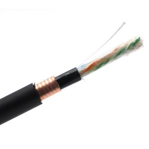 Wholesale Steel Tape Armored F/UTP CAT6 CAT6A CAT6E Cable for Outdoor HDPE 4 Pairs 8 Core from china suppliers
