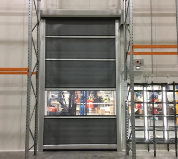 Long Lasting Modern High Speed PVC Roll Up Rapid Shutter Door 304 Stainless