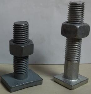 Wholesale M16 Hot Dipped Galvanized Round Screw Bolt For Highway Guardrail Link from china suppliers
