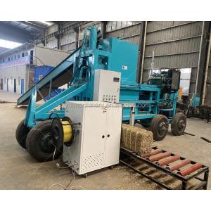 Wholesale 80-120 Bales High Capacity Alfalfa Hay Press Block Machine Leaves Straw Compress Baler from china suppliers