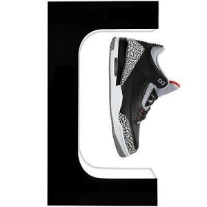 Wholesale LED light 360 spining magnetic levitating floating pop shoes display stands from china suppliers