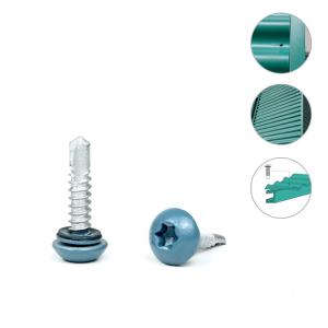 Wholesale Zinc Alloy Coated 12 x1'' Self Drilling Tapping Screw Torx Pan Head for Metal Tile Roofing from china suppliers