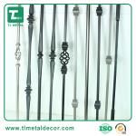 1/2" , 5/8" , 3/4" Wrought iron stair baluster steel picket China manufacturer