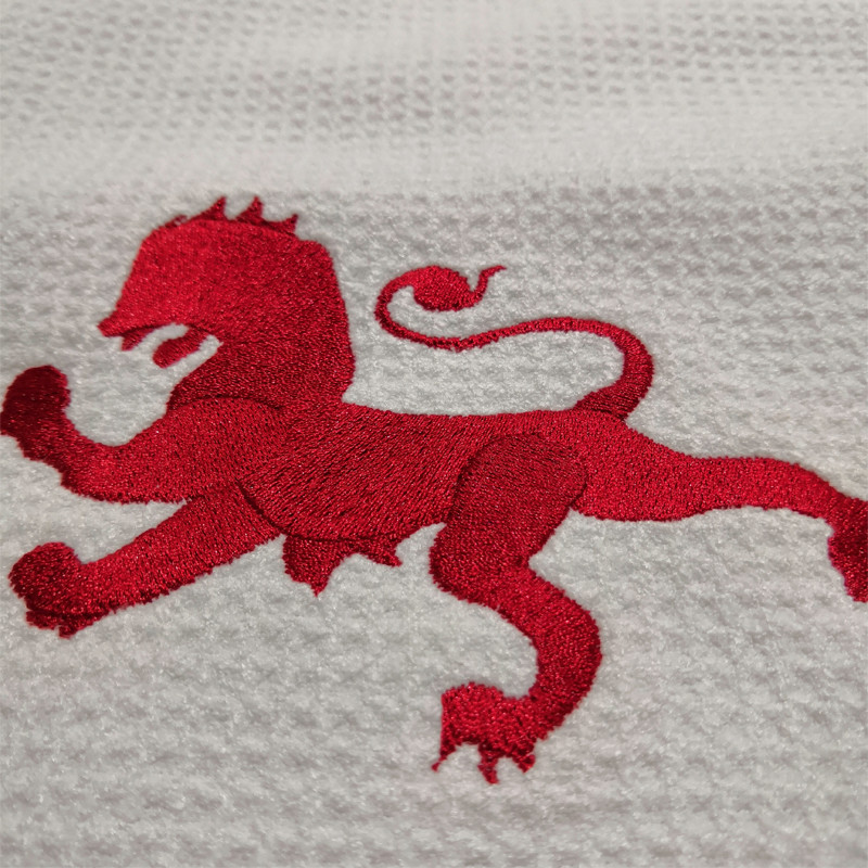 Microfiber Waffle Golf Towel Custom Logo Transfer Print 2 Side Print Available