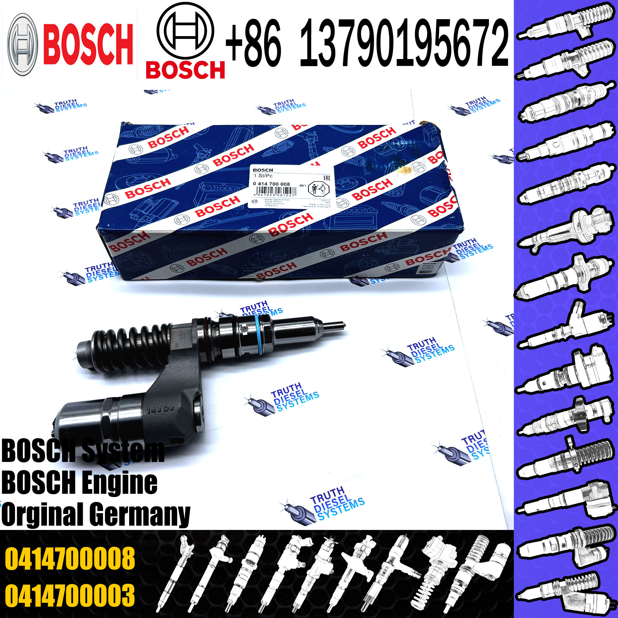 Diesel Fuel Injection Pump/unit injector system Nozzle 0414700008