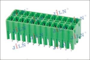 Wholesale 3.50mm Pitch Tin Plated Green Pluggable Terminal Blocks JL15EDGKNV AC1500V PA66 from china suppliers