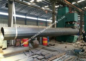 Wholesale Prefabricated Galvanized 30-50mm Diameter Steel Power Pole For Telephone Construction from china suppliers