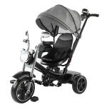 Healthy Kids Tricycle Bike Stroller With Covered And Light Music Rotating Seat