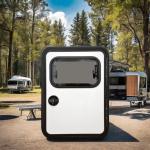 918x663 Motorhome RV Trailer Campers Economy Tear Drop Door With Aluminum Alloy
