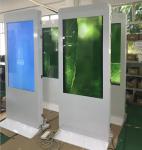 Free Standing Dual Sides Interactive Kiosk Digital Signage Retail Multi Touch