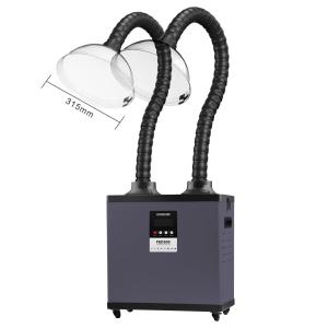 Wholesale Double Channel DTF Fume Extractor 220W FED200 Black 3D Printing Fume Extractor from china suppliers