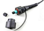 Armored ODVA MPO/MTP To MPO/MTP Waterproof Connector Fiber Optic Cable