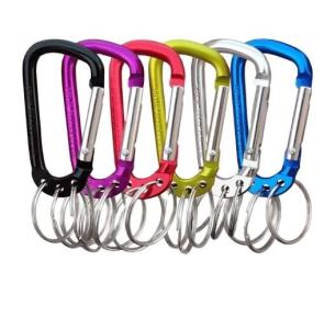 Wholesale Multifunction Keychain Clip Hook Spring Snap Hook Rings For Outdoor Carab from china suppliers