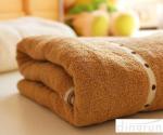 Thickening / Widened Pure Cotton Bath Towels Brown Colors Various Designs