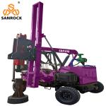 Small Pile Driving Equipment Highway Guardrail Piling Machinery Hydraulic Pile