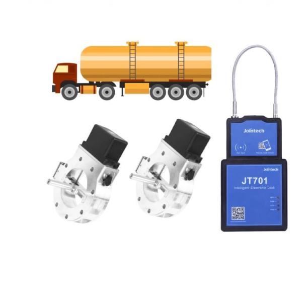 Fuel Delivery Smart GPS Padlock Anti Theft Oil Drain Discharge Valve Lock