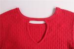 18% Polyamide Ladies Loose Knitted Sweater Pullover Long 46/48