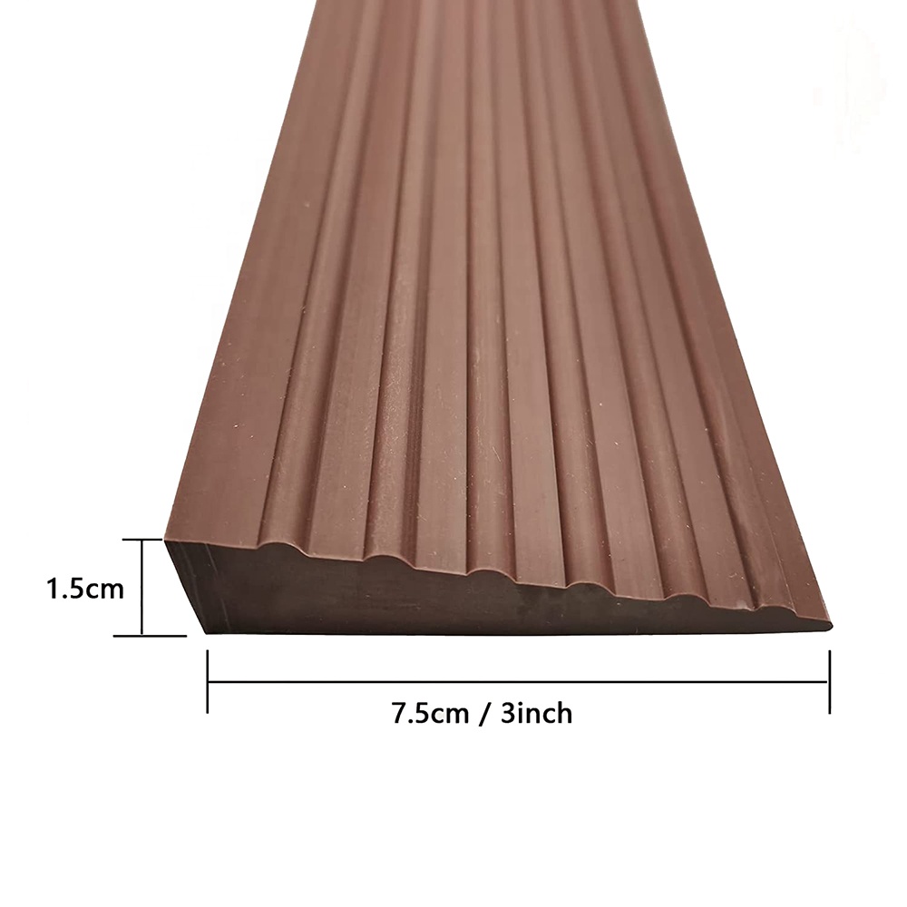 Rubber Vinyl Reducer Strip Customized Ramp for Professional Flooring Design