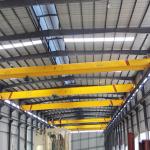 Electric Wire Rope Hoist Single Girder Steel Box Type Overhead Crane