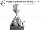 300-2500ml Cosmetic Horizontal Filling Machine Double Heads Semi Auto Paste