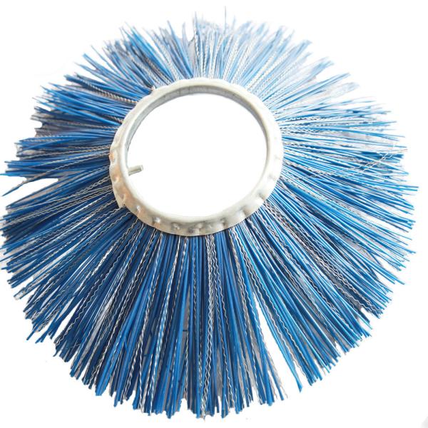 Poly Bristle Wide Sweeper Broom Brushes , Road Cleaning Brush Custom Size