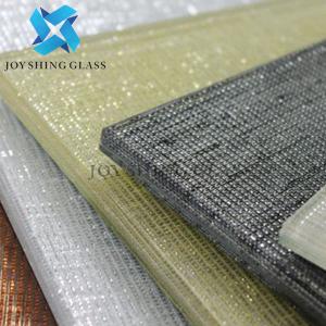 Wholesale Decoration Laminated Wired Glass , Custom Acid Etched Toughened Glass from china suppliers