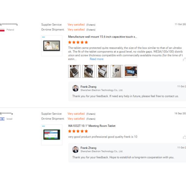 10.1 Inch POE Android Meeting Room Tablet with RK3288 CPU