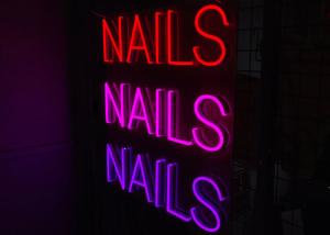 Wholesale 200cm Nail Logo Letter Led Neon Flex Sign EU Plug Custom Neon Bar Signs from china suppliers