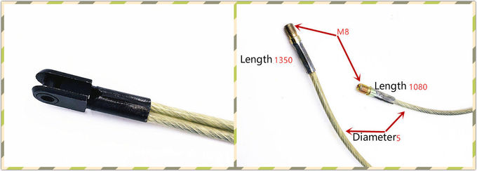 Staubli Dobby Spare Parts Steel Cable For Heald Frame Lift Strength Rope