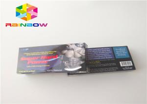 Wholesale Male Enhancement Drink Bottle Wrapping Paper Box With Adhesive Sticker Label from china suppliers
