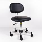 Black PU Industrial Production Chairs Recommended For University Settings