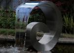 Modern Style Stainless Steel Cascade Water Feature For Home Decoration