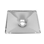 Sturdy Cold Plate Stamping Barber Chair Base Plating color 3.4kg Lightweight