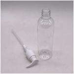 250ml PET Plastic Liquid Bottles with Ordinary Cover/ Pump Spray PET Collar
