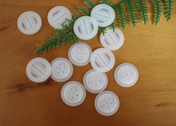HDPE One Way Degassing Valve Single Air Vent Assemble On ziplockk Espresso Flat Bottom Coffee Bags