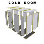 Warehouse Food Cold Storage Room Walk-In Freezer Remote Cold Room