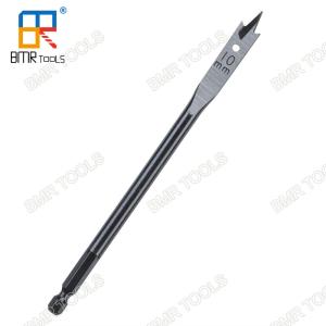 Wholesale BMR TOOLS 10mm Flat Wood Drill Bits High-Carbon Steel Industrial Spade Paddle Flat drill helix shank from china suppliers