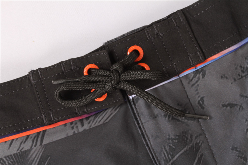 Black Printed Kids 4 Way Stretch Shorts Mens Children's Spandex Shorts