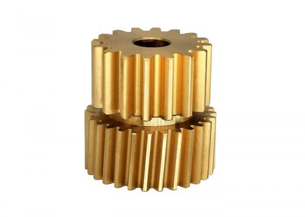 Quality Brass Helical Drive Gear Cluster Double Helical Gear 28T M1.0 16T M1.5 for sale