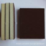 Two Sides Sponge Sanding Pads Brown Corundum Wood Polishing