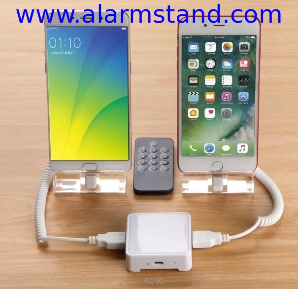 COMER alarm controller host for cell phone tablet retail shop security display stand charger cables
