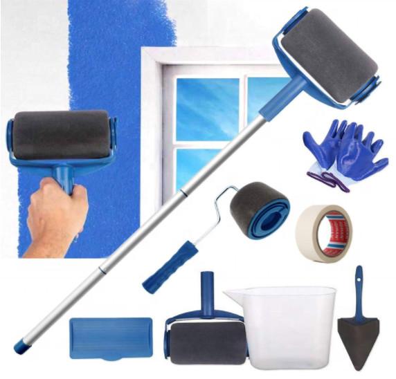 Quality 1.83 Pounds Telescopic Paint Runner Pro Roller Set Polypropylene for sale