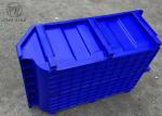 Blue / Red Stacking Plastic Bin Boxes For Secure Storage Of Parts 600 * 400 *