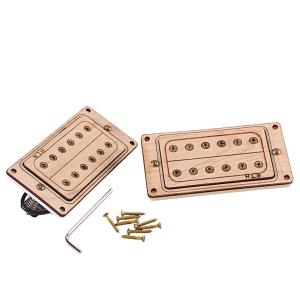 Wholesale Humbucker Pickups Dual Coil Maple Wood Cover for ST SG Electric Guitar N8K/B16.5K Output from china suppliers