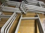 Silver Rectangular Restaurant Metal Furniture Frame
