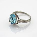 White Gold Plated 925 Silver Pink Cubic Zirconia Gemstone Women Ring (R263)