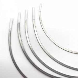 China Nylon Coated Bra Wire Frame , Bra Underwires Good Hardness on sale